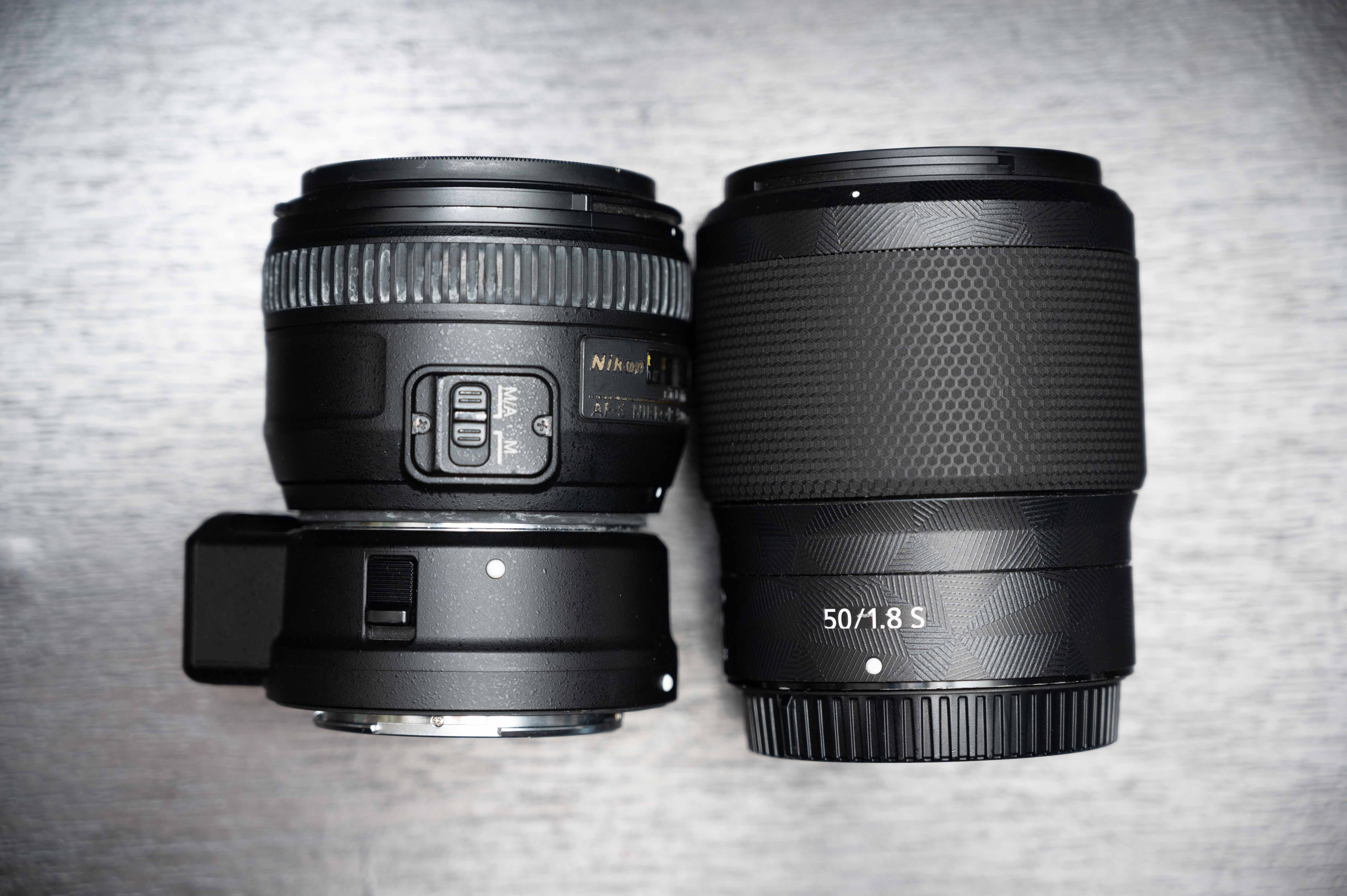 Lens comparison: Nikon AF-S 50mm f/1.4 G vs Nikon Z 50mm f1.8 S